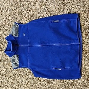 Vineyard Vines L (16) royal blue vest with gray shoulders